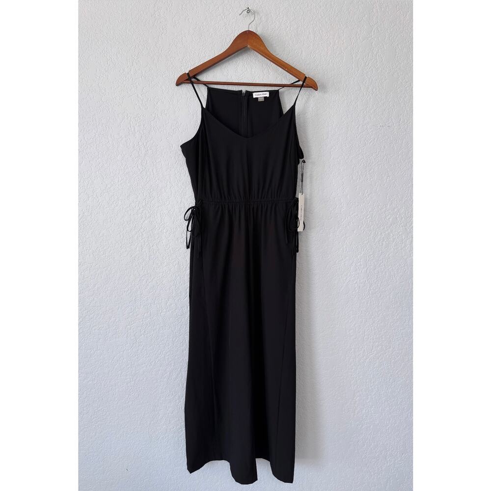 Calvin Klein Black Sleeveless Pant Length Jumpsuit Size 8